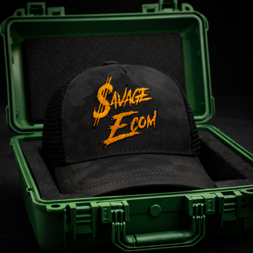 Savage Stealth Camo Orange Hat